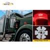 Partsam 2Pcs Ultra-Thin Hex Style Dual Function Interior 54 LED