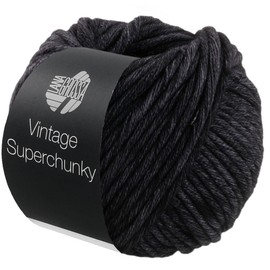 LANA GROSSA Vintage SuperChunky Merino Classic with Tone on Tone Colour Effect, Hand Knitting Yarn Made of 100% Virgin Wool (Merino), 100 g Wool for Knitting and Crocheting, 80 m Yarn