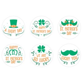 St Patrick's Day Greetings Edible Cupcake Toppers Decoration