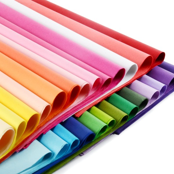 Tissue Paper for Gift Bags, 150 Sheets 30 Assorted Colored
