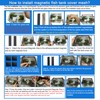Magnetic Aquarium lid Fish Tank Hood top Cover Anti-Jumping net
