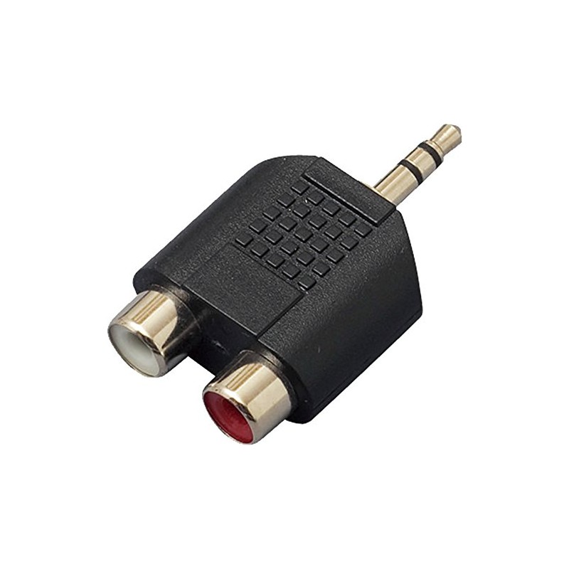 TRUE DYNA TRUE DYNA TDF310 RCA (F)X2/StMini(M) Converter Connector