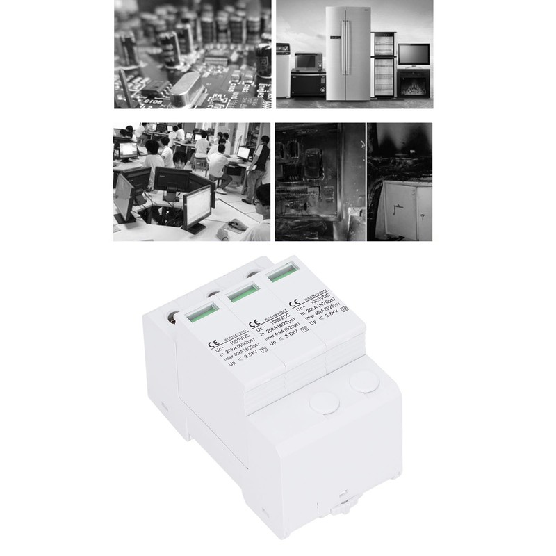 DC 1000V 40KA Surge Protector Arrester Protective Device for Photovoltaic