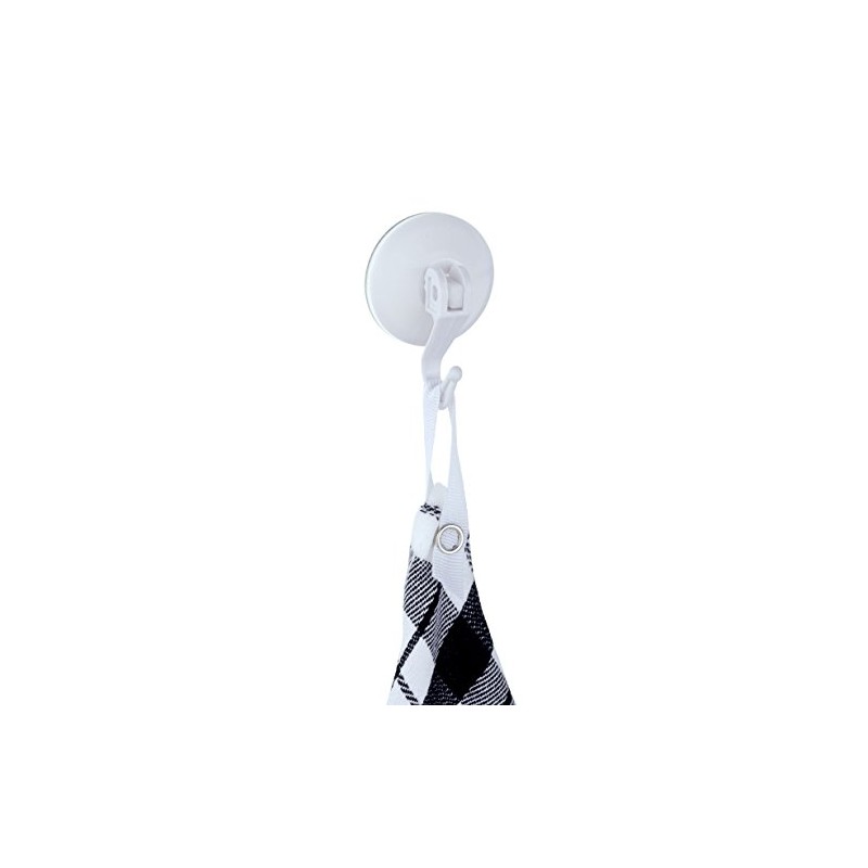 Wenko 4428010100 Lever Suction Hooks Set of 2, Plastic, 4.7