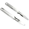 E-outstanding 2PCS Stainless Steel Flat Staplers Puller, Staple Remover Tools,