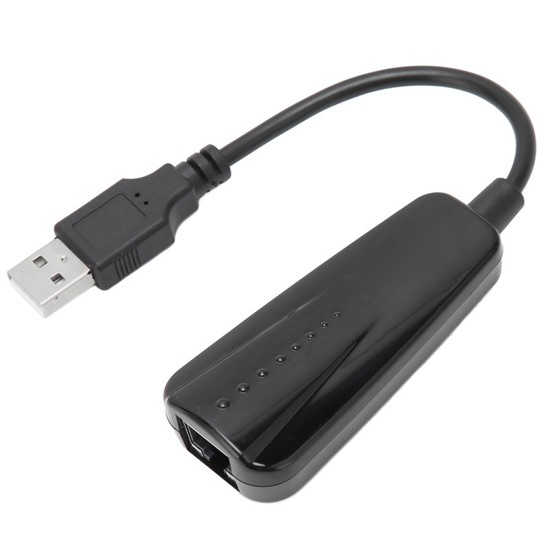 USB to Ethernet Adapter USB 2.0 to 10/100Mbps Pluggable LAN