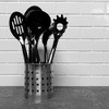 Chef Craft Basic Nylon Spaghetti/Pasta Fork, 11.5", Black