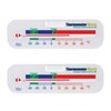 Kühlschrankthermometer Analog und Gefrierschrank Thermometer - Ideale Temperaturanzeige für Kühlschränke