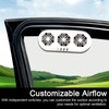 3-Fan Car Exhaust Fan USB Air Circulation Fan Ventilator Silent