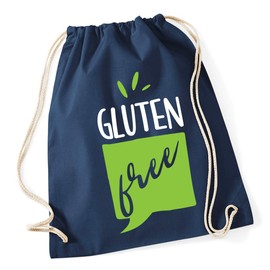Hippowarehouse Gluten Free Drawstring Cotton School Gym Bag 37cm x 46cm, 12 litres