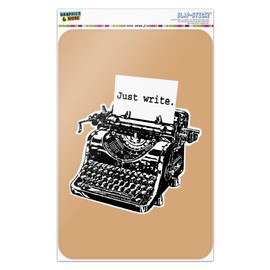 GRAPHICS & MORE Just Write Antique Typewriter Writer Author Home Business Office Sign