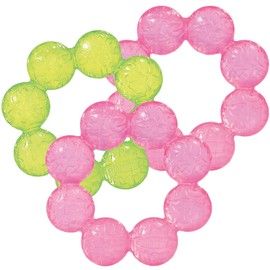 Paquete de 3 mordedores de agua lima/rosa