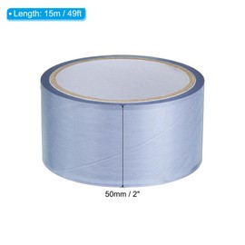 PATIKIL Non Stick Static Tapes 2 in x 50 Ft, 3 Roll Duct Tape for Organizing Transparent