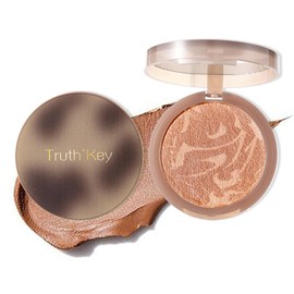Mousse Bronzer - Waterproof, Skin Tone Correcting, Shimmer Finish, High Coverage Powder with Marbled Design in Light & Medium Brown for a Natural Glow