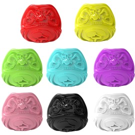 Tattoo Ink Cups with Base - Moricher 200 Pcs 8 Colors Disposable Plastic Tattoo Ink Caps Pigment Caps for Tattooing Makeup Container Cap Tattoo Accessory Tattoo Supplies