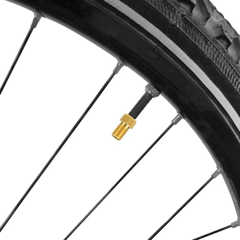 AUTOZOCO Presta to Schrader Valve Adapter Aluminum Bicycle Presta to