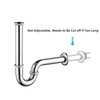 Heixutas Brass P Trap Bathroom Sink: 1 1/4 Sink Trap