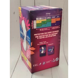 Always Radiant Feminine Pads with Wings, Size 1, Regular Absorbency, 30 Pads