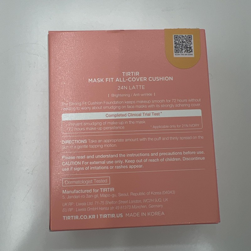 TIRTIR Mask Fit All Cover Pink Cushion Foundation | High