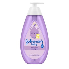 Johnson's Baby Calming Shampoo with Soothing NaturalCalm Aromas, Gentle, Hair Wash, Baby Essentials, Hypoallergenic, No Added Parabens and Sulfates, Baby Essentials, 20.3 fl. oz