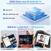 ZOFYWNAS 10 Inch Tablet, Android 14 Tablet with Octa-Core Processor,