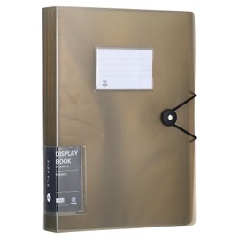 PATIKIL 8.5x11 Binders with Plastic Sleeve, 1 Pcs A4 Display 80 Pocket Portfolio Binder Folder Presentation Book with Clear Plastic Sheet Protector Sleeves for Artwork Documents,Black