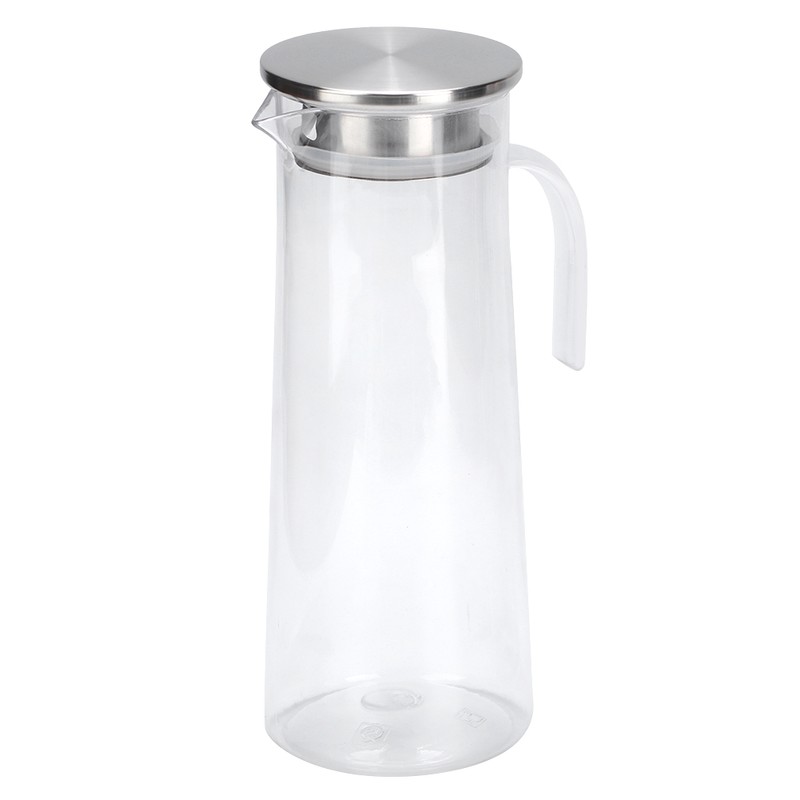 1.2L Acrylic Transparent Juice Bottle Cold Water Pitcher Jug for