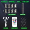 Wireless RGB LED Aircraft Strobe Lights with Remote Control, 8