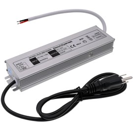 NISICO 24V LED Power Supply 200W Low Voltage Transformer Adapter,AC90-130V to DC24V 8.33A 200 Watts LED Driver Waterproof IP67 for Indoor and Outdoor LED Lights Use