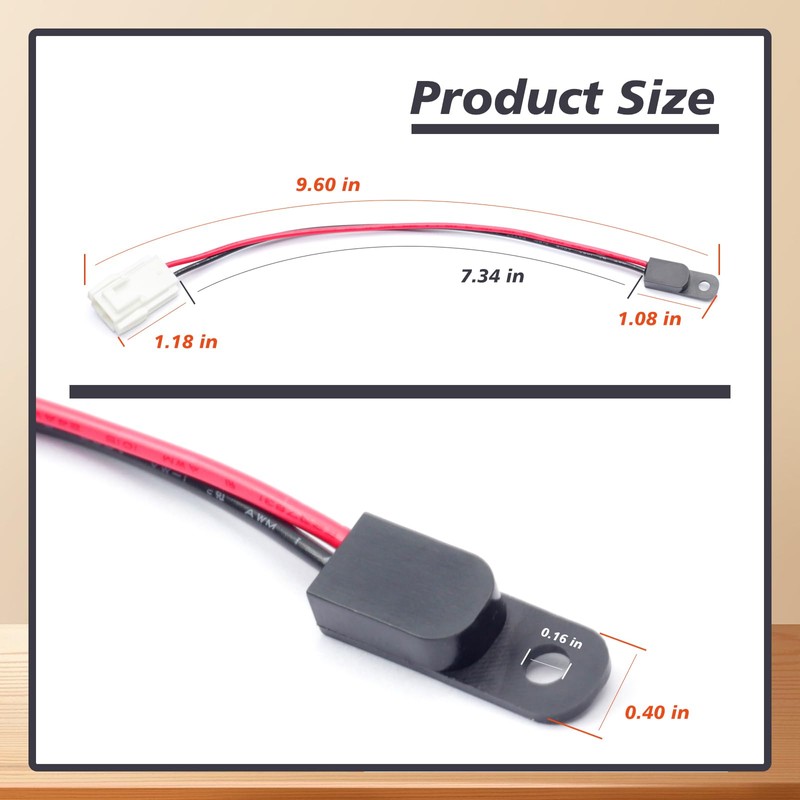 Mhrxusd 297110400 Refrigerator Thermistor Unit Replacement for Frigidaire fridge and