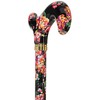 Midnight Floral Designer Walking Sticks for Men and Women –