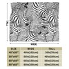 Zebra Soft Blanket All Season Fuzzy Throw Warm Lightweight Blanket
