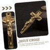 COLLBATH 3pcs Jesus Cross Pendant Cross Necklace for Men Women