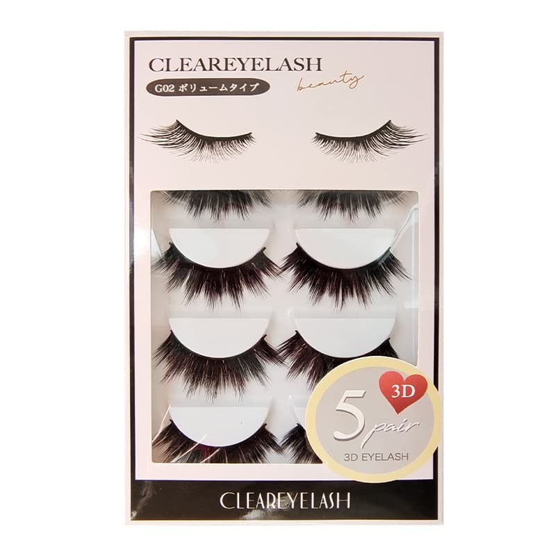 CLEAREYELASH False Eyelashes, Long Eyelashes, For Stage, Super Dense, Recitals,