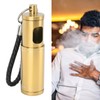Portable Pocket Ashtray with Keychain Lanyard Retractable Circular Aluminium Alloy
