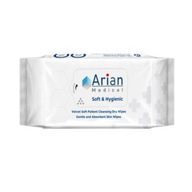 Disposable Patient Cleansing Adult Personal Care Soft Dry Wipes – 100 Count, Wet & Dry Use, Large, Soft & Thick Biodegradable Chemical-Free, Newborns, Face Towels for Sensitive Skin
