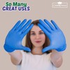 CHEF ROYALE Pack of 200 New Blue Vinyl Gloves -