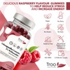 Ashwagandha Gummies 1200mg - 60 Delicious Natural Raspberry Flavour Gummy