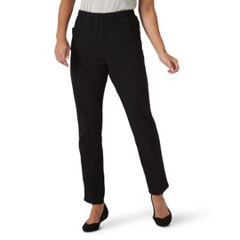 Chic Classic Collection Women's Stretch Elastic Waist Pull-On Legging Pant Black Denim 14 Petite