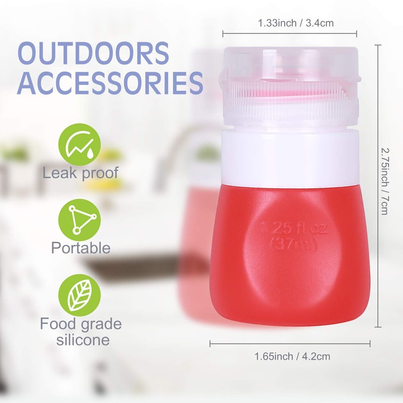 Salad Dressing to Go, Squeezy Portable Salad Dressing Bottles, Salad