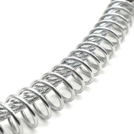 Interstate Pneumatics CU-SC2014 1/8 Inch Steel Double Loop x 20-1/4 Inch Jack Hammer Hose Safety Cable Whip