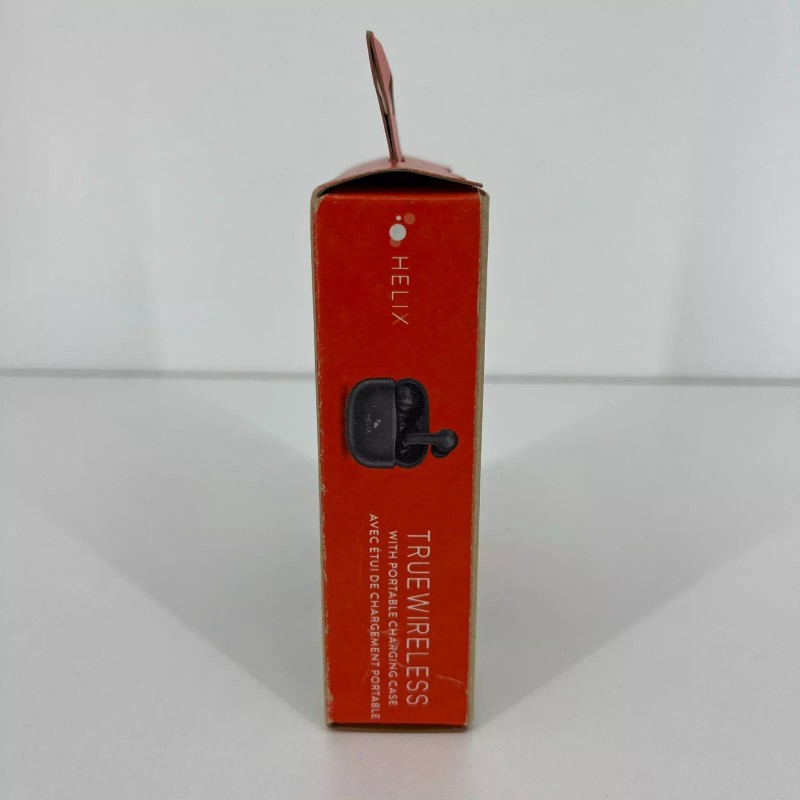 Helix True Wireless Earbuds With Portable Charging Case Black V1-1123