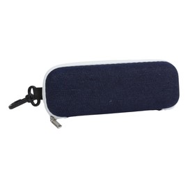 KOYOKOMA Hard Glasses Case, Chuck, Glasses, Hard Case, Anti-Crush, Includes Carabiner, Eyeglass Holder, Sunglasses, Rotating, Outdoor Activities, white