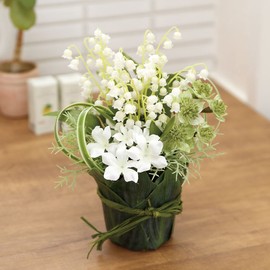 Tokyodo FM008408-zzz Artificial Flowers MAGIQ Flower Bouquet, White, Flower Diameter 0.4 x L9.4 x Width Approx. 5.9 inches (1 x 24 x 15 cm), Pack of 3