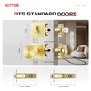 Heittis 2 Pack Front Door Lock Set,Front Door Entry Knobs