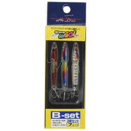 Marushingyogu Metal Jig Shore GO! GO! B set: 0.2 oz (7 g) x 3 pieces
