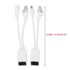 10 Pares Cable PoE RJ45 Alimentación sobre Adaptador, Splitter DC