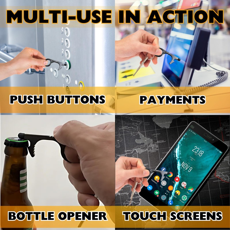 No Touch door opener tool - Premium Touchless key tool