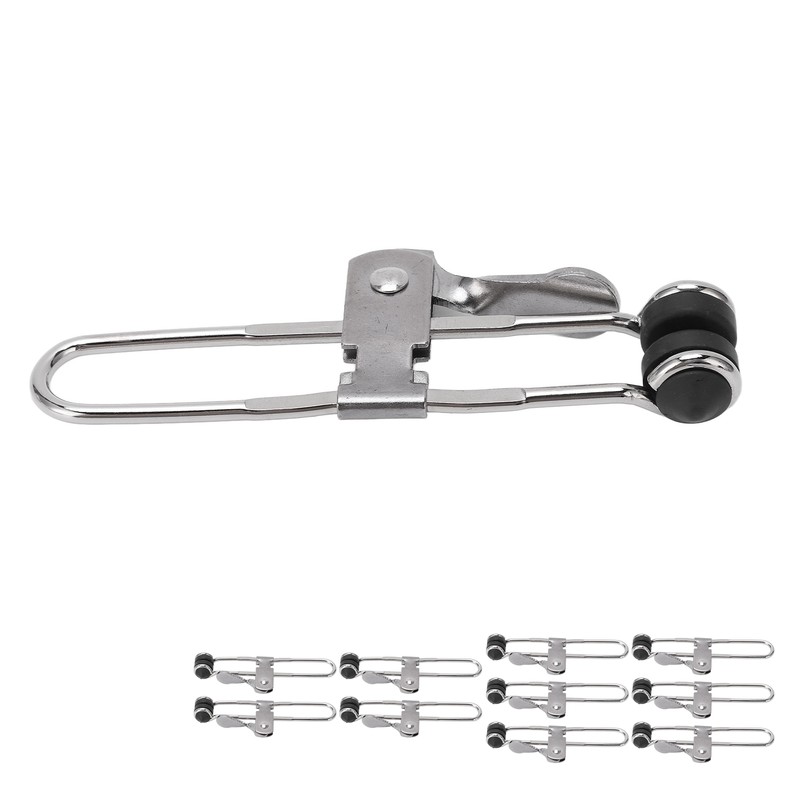 10PCS Lever Action Grid Clamp Multifunctional Stainless Steel Rust Proof