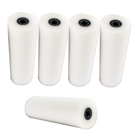 5 PIECES, FINE FOAM ROLLER STRAIGHT KERN 15 mm UPHOLSTERY 35mm WIDTH 11 cm